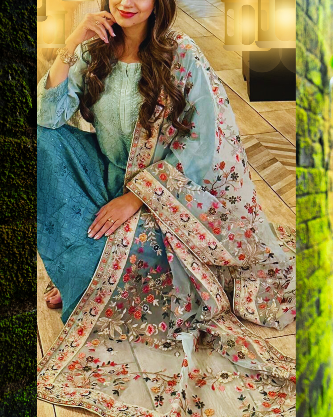 MASNAVI ORGANZA DUPATTA