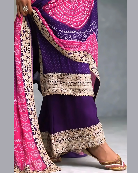 Shagun lavender festive dress