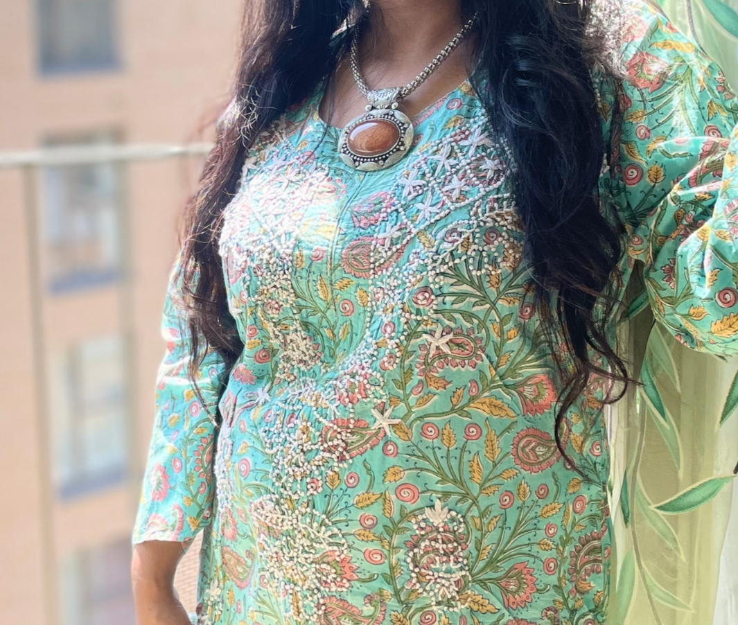 Masnavi sukoon cotton kurtis