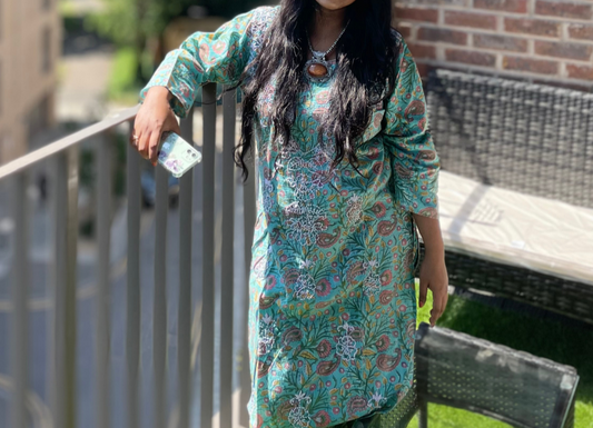 Masnavi sukoon cotton kurtis