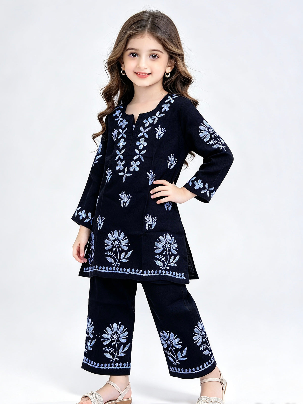 Hom baby girl masliln black dress set