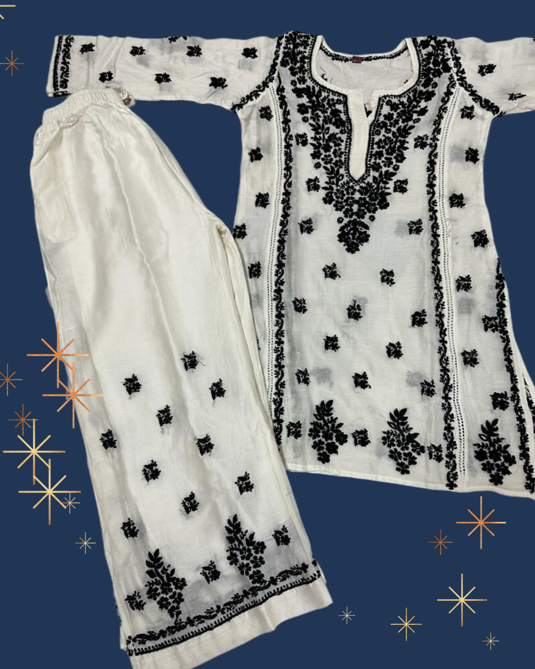 Masnavi chanderi silk dress
