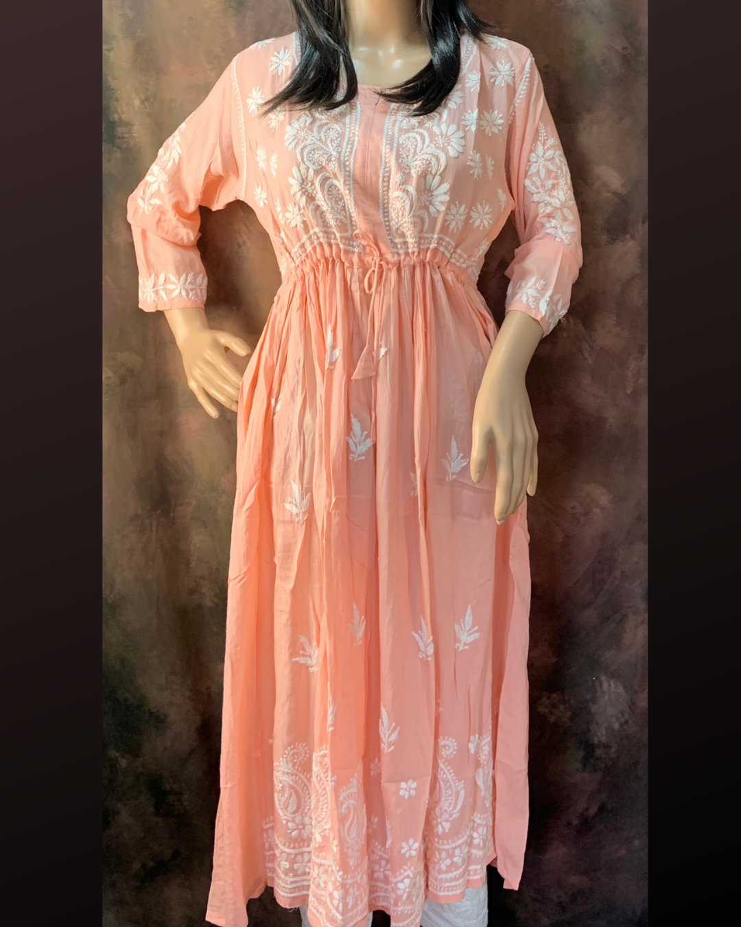 Freya longline frock dress beige