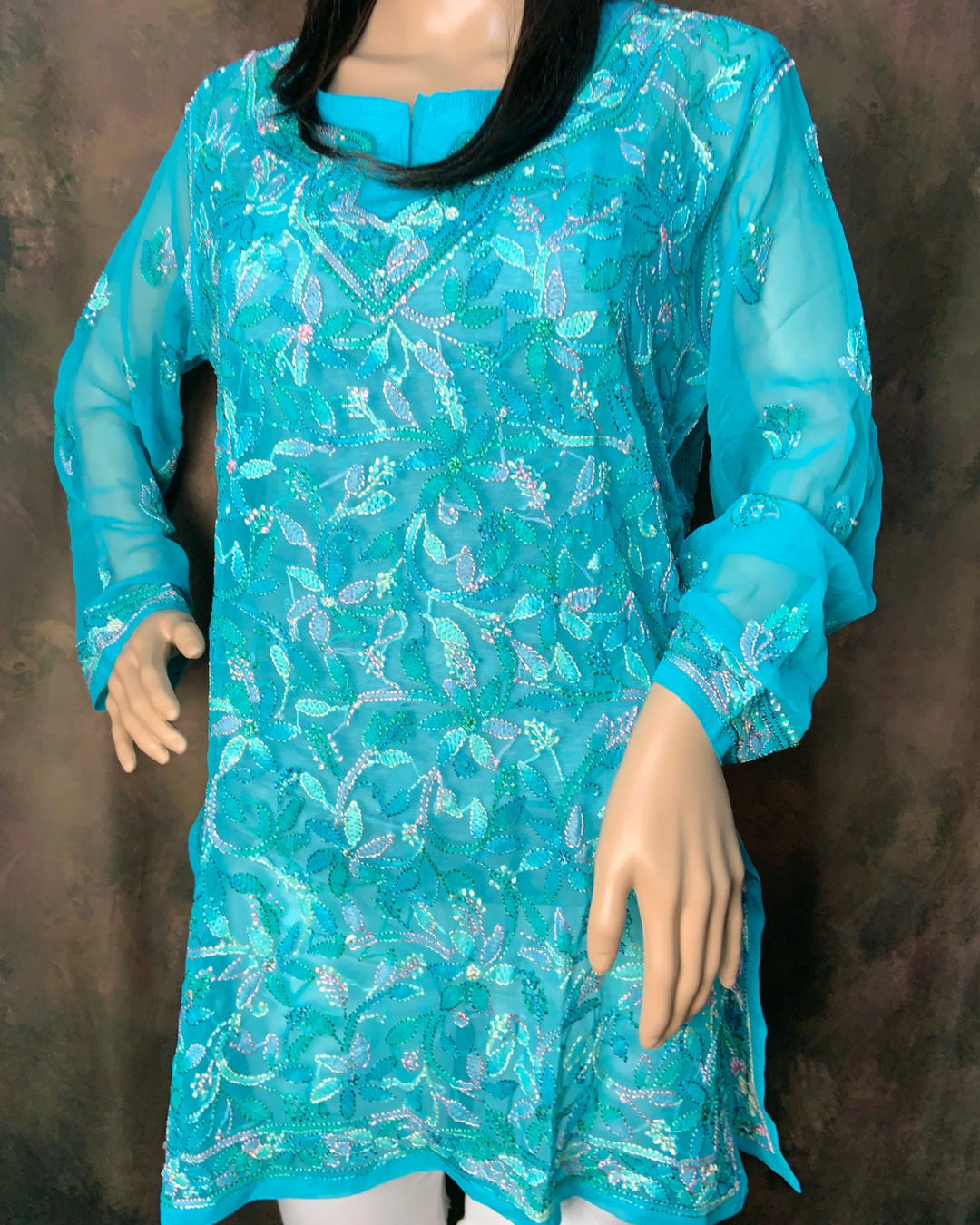 Masnavi forever short top light blue