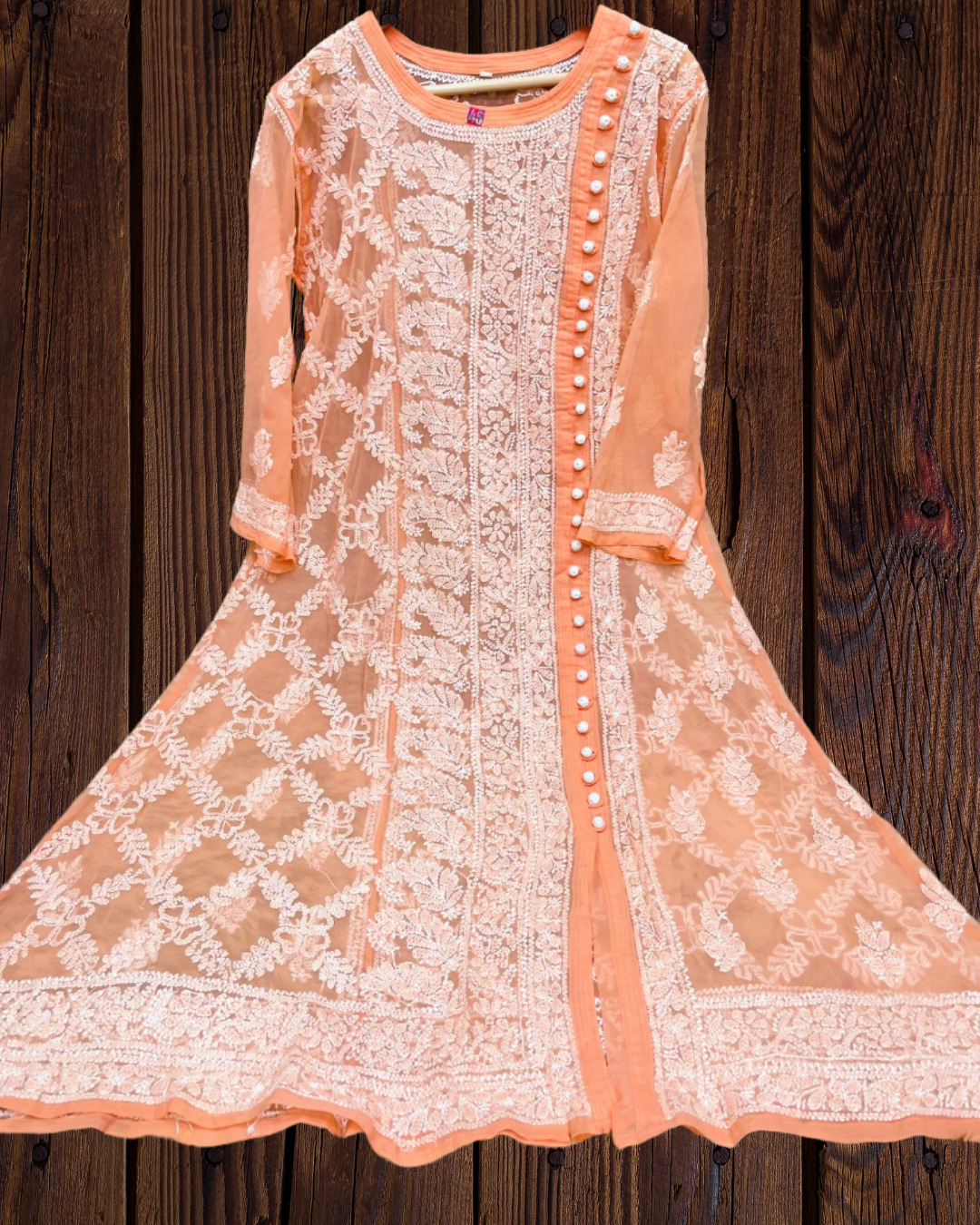 Maheroo kurti/top Peach