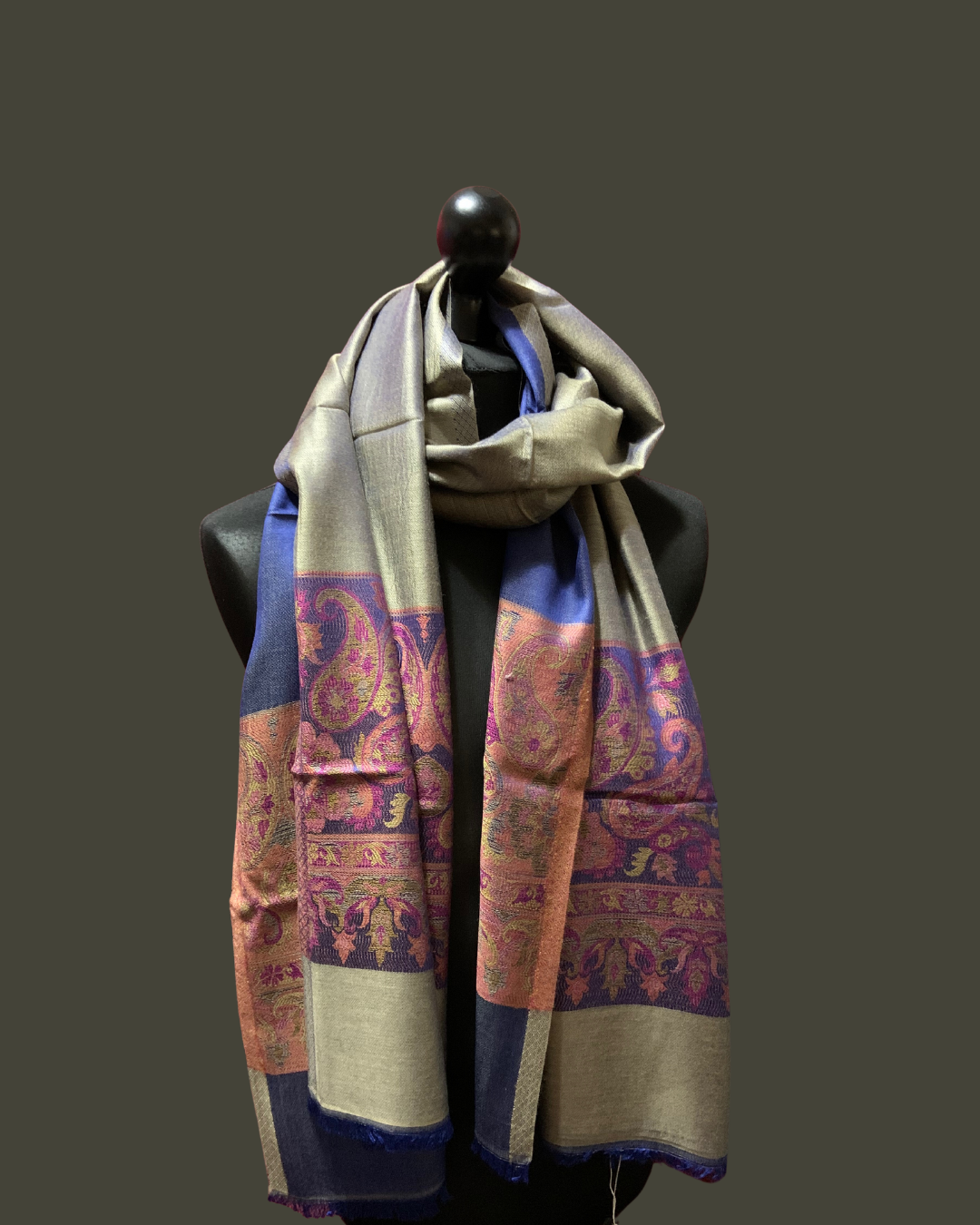 masnavi miraj mettalic cobalt grey