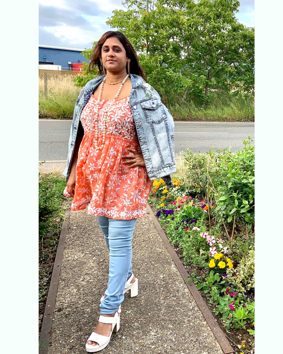 masnavi yara mulmul short top orange