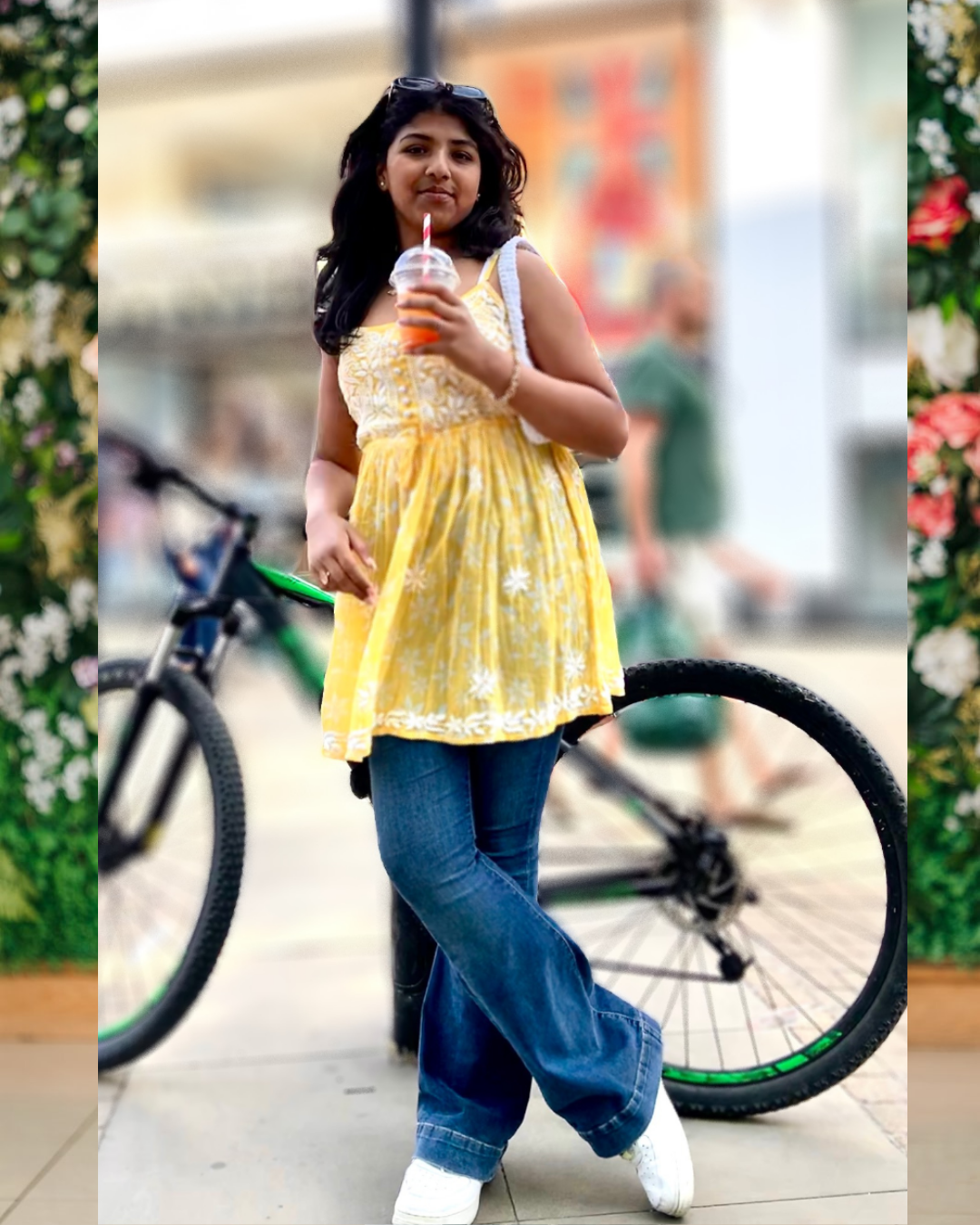 Yara Mulmul short top Yellow