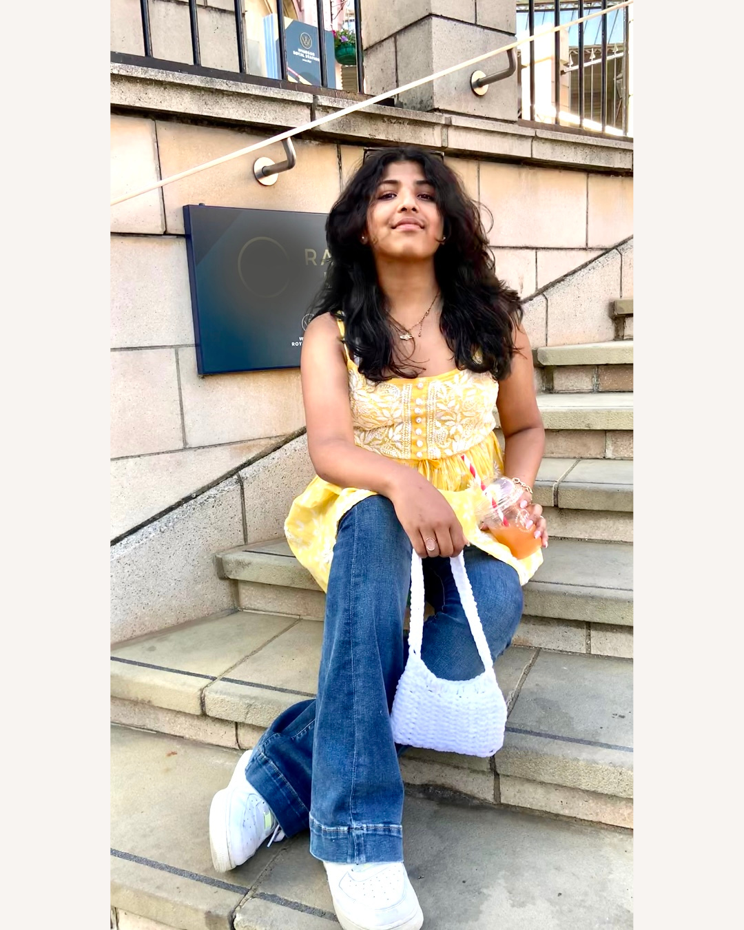 Yara Mulmul short top Yellow