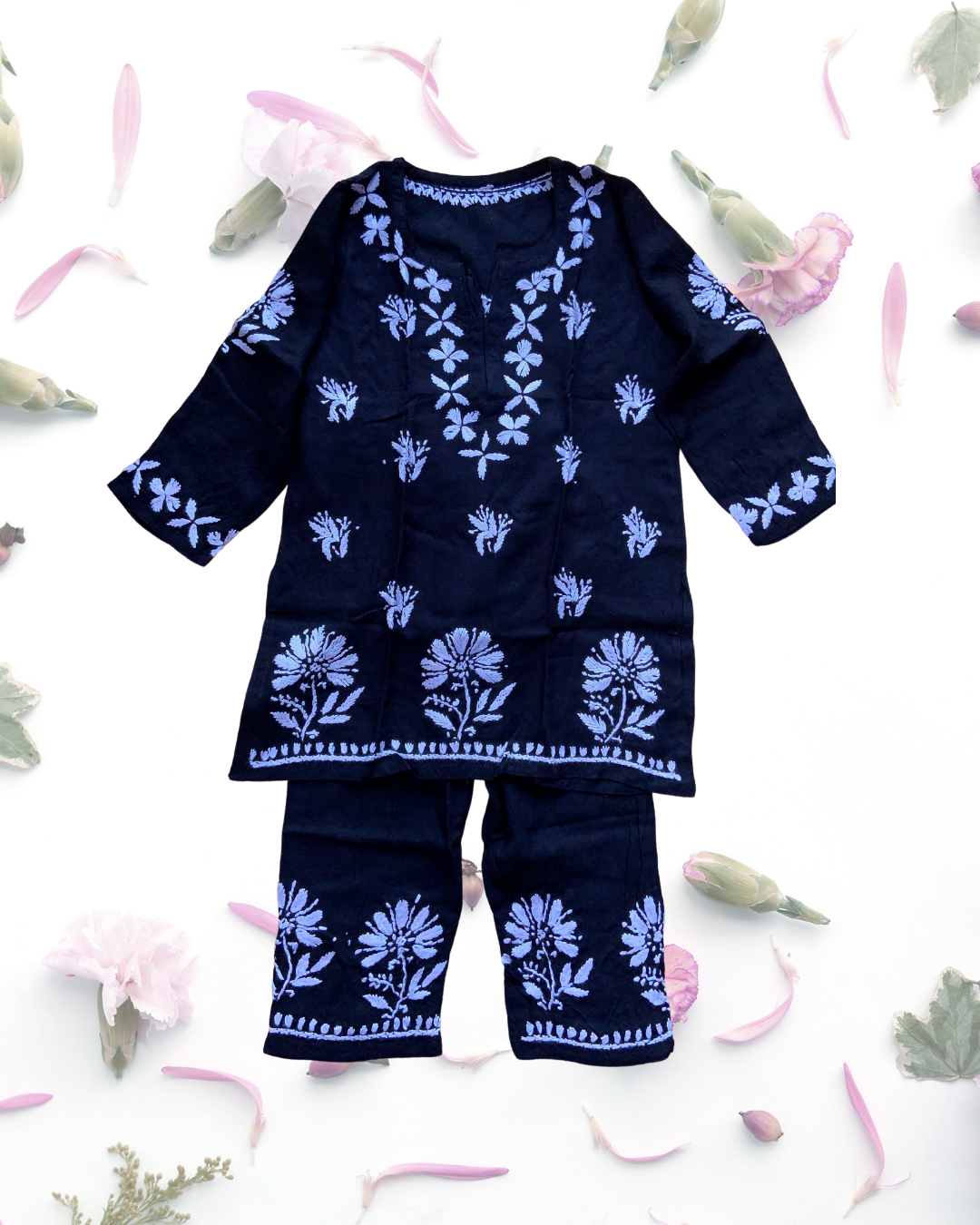 Masnavi baby girl chikakari dress
