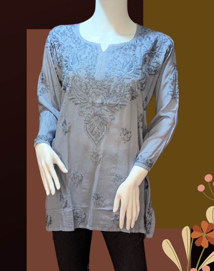 Rosa maslin short top/Grey