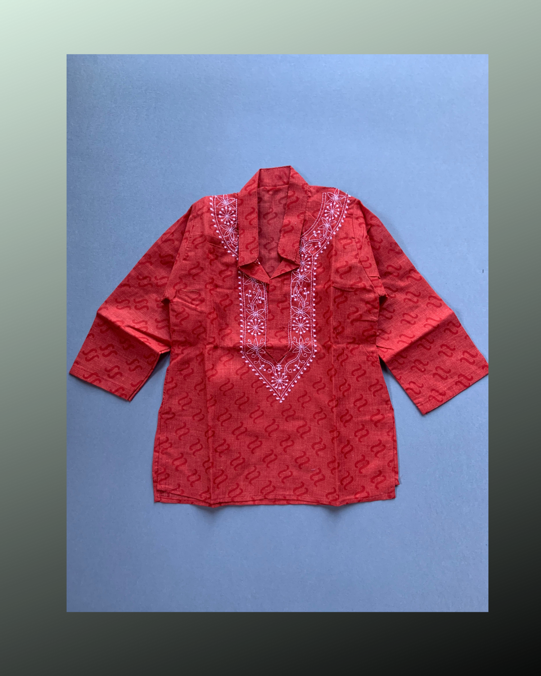Wow kurta/ top baby boy Red