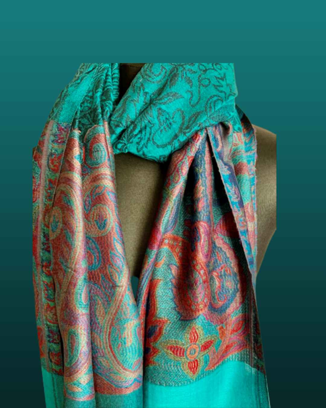 Pashmina scarf/Green