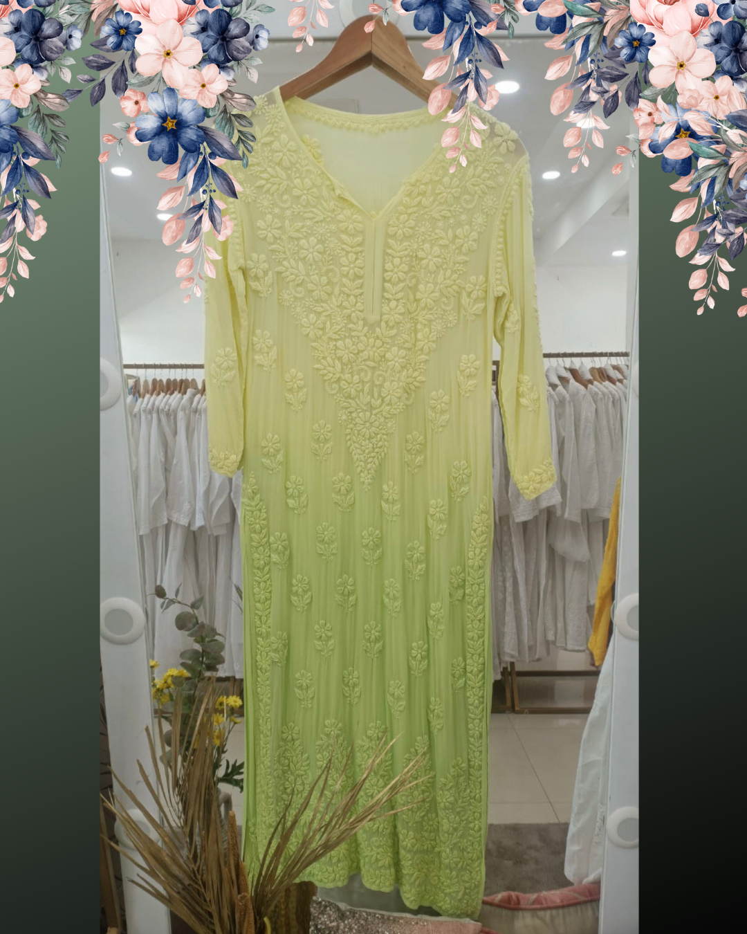Aura georgette kurti/top
