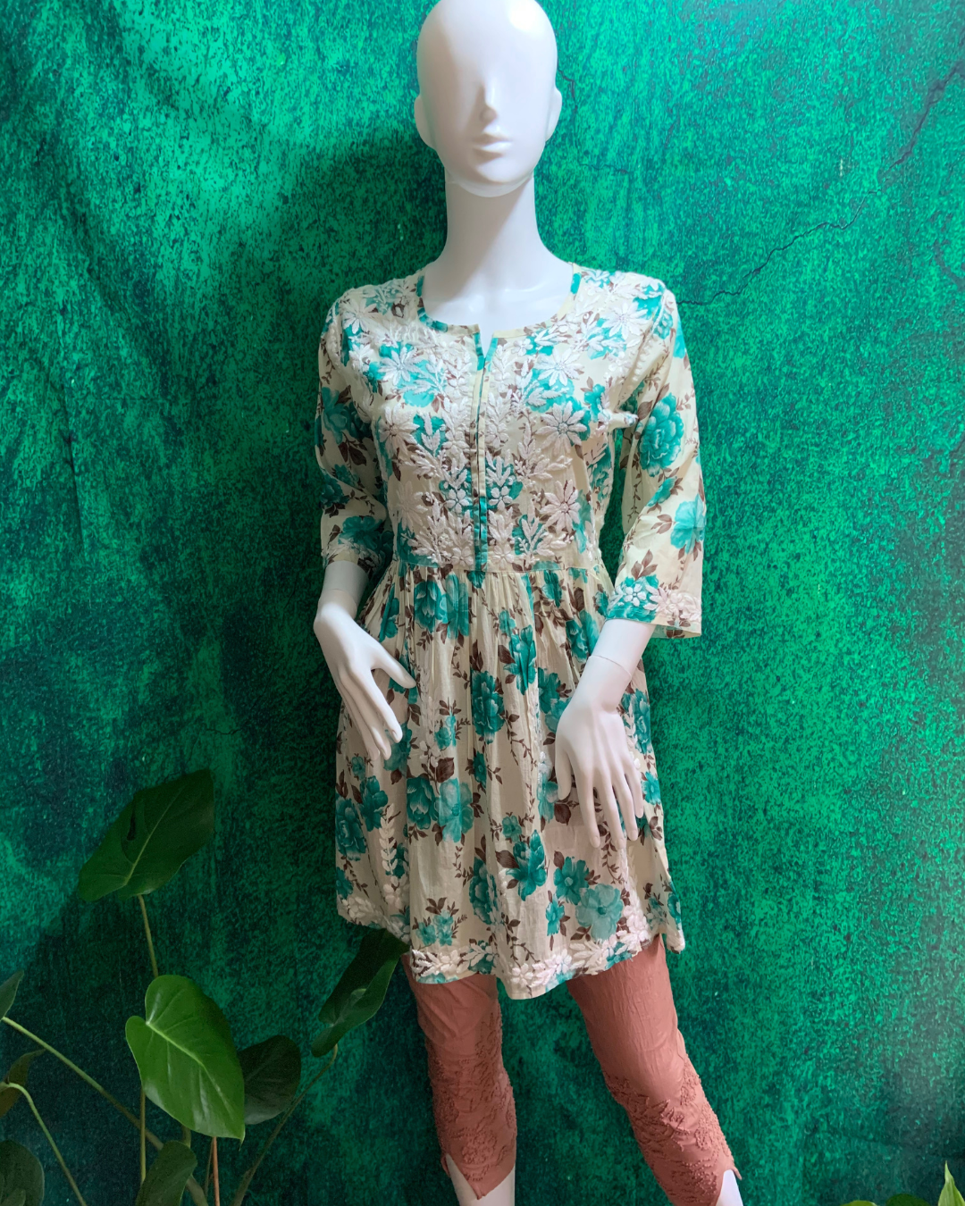 Daisy mulmul peplum blouse/short top