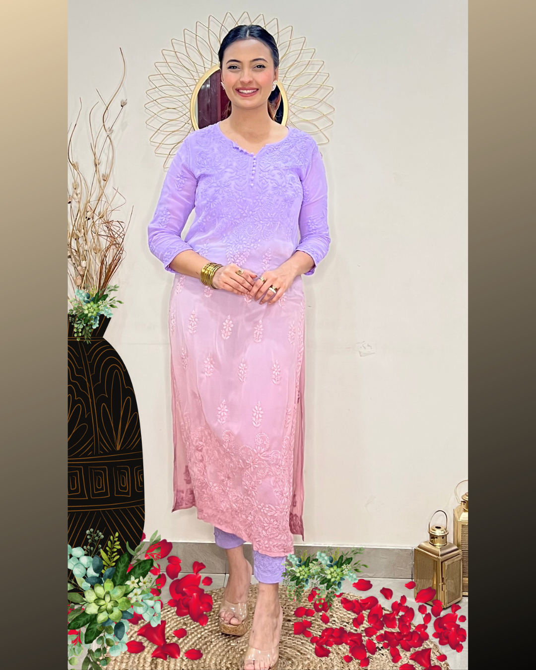 Aura georgette kurti