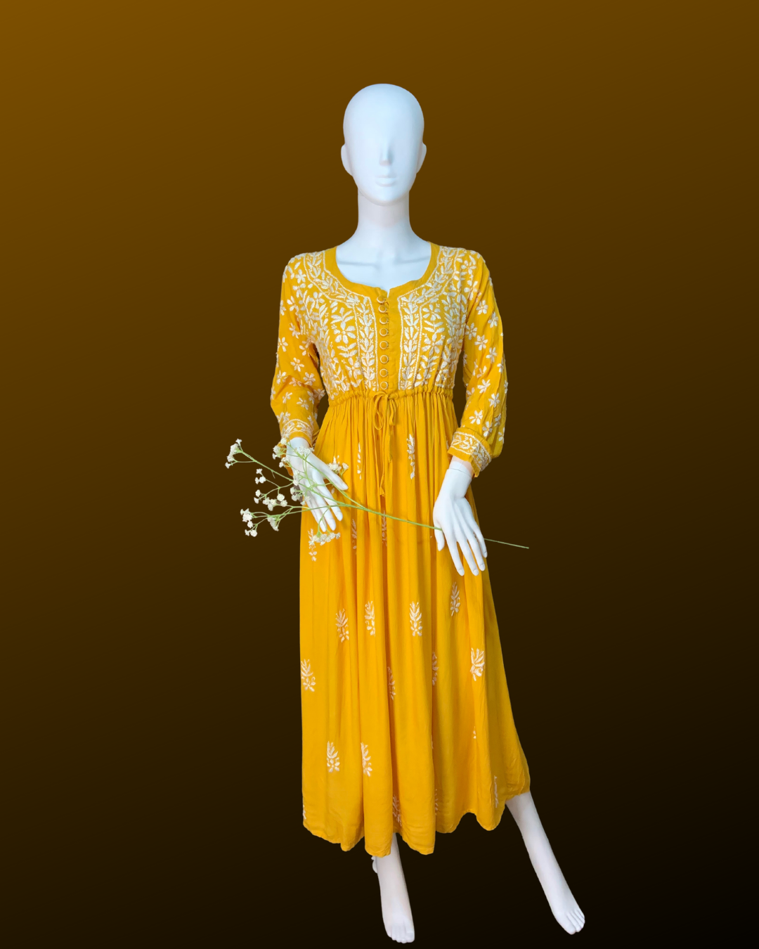 Masnavi Freya Longline frock dress