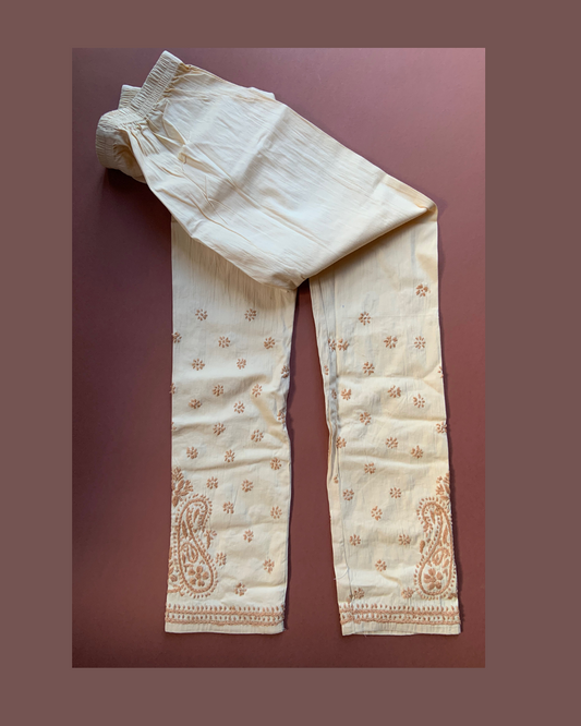 Churidar Cotton Pant/Beige