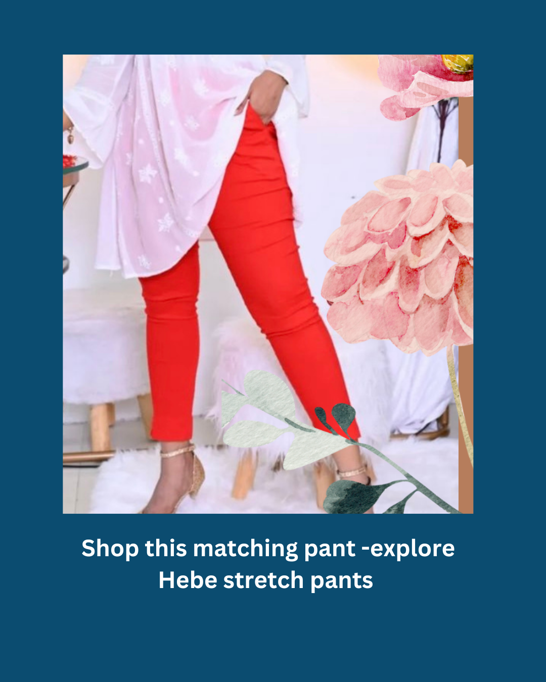 Masnavi hebe stretch pants