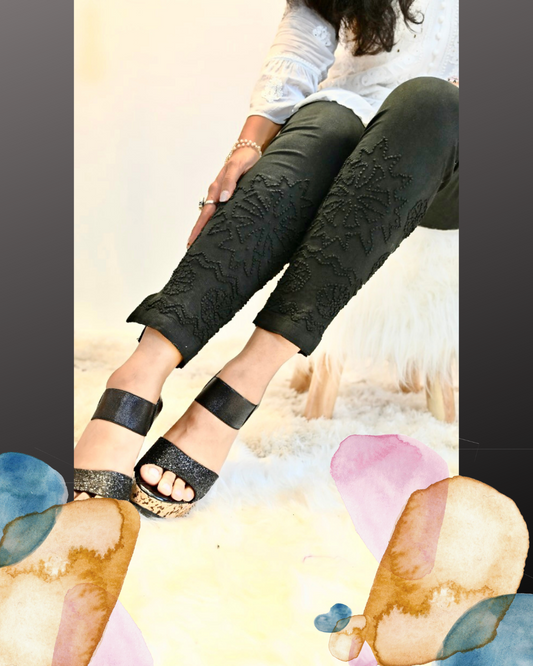 Masnavi hebe Stretch Pant/ Black