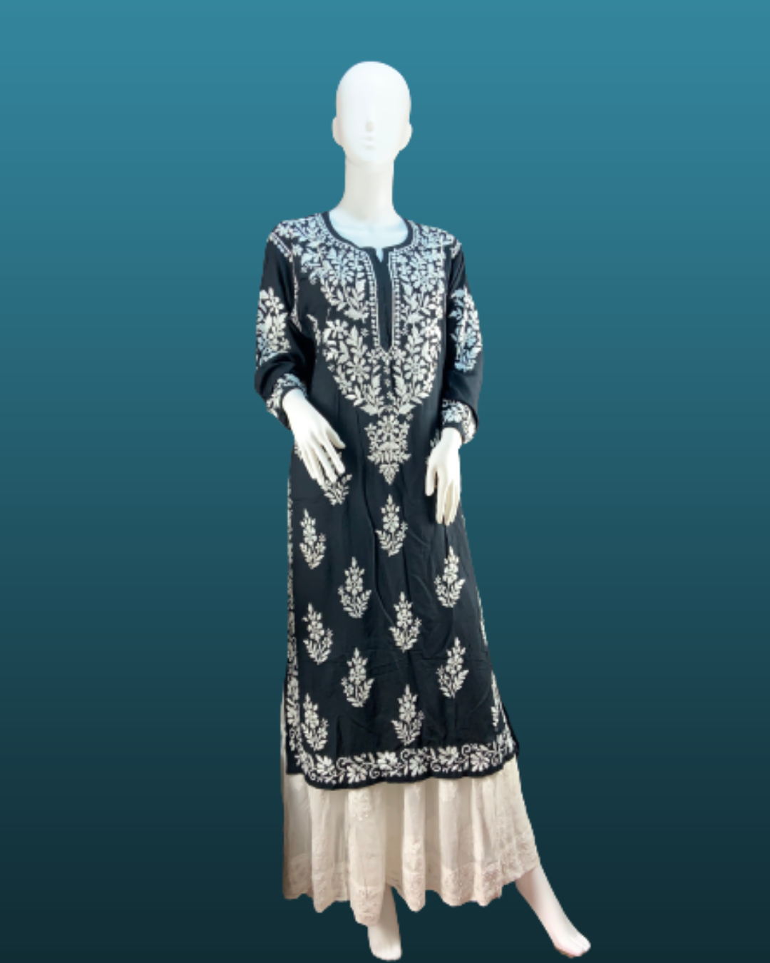 MASNAVI ADAA CHIKANKARI MODAL KURTI