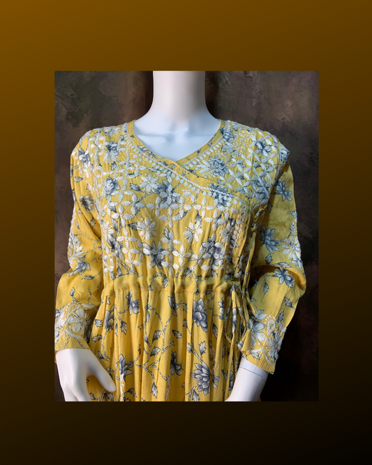 Masnavi Freya Longline frock dress