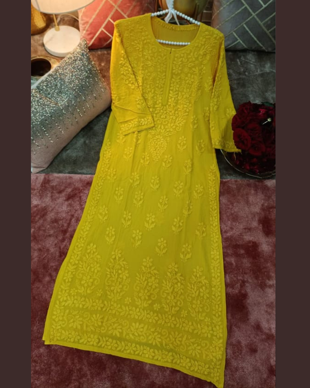 Aura georgette kurti/top