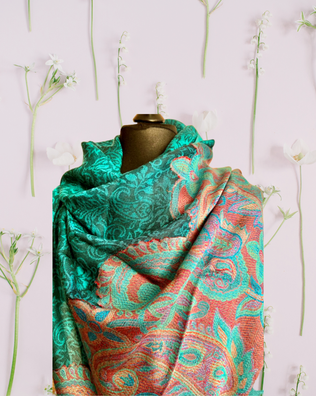 Pashmina scarf/Green
