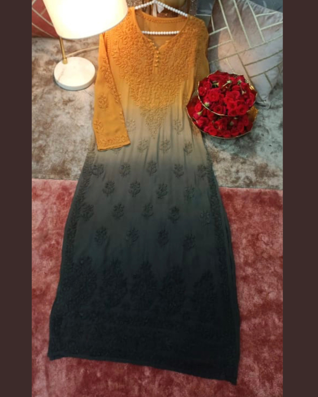 Aura georgette kurti/top