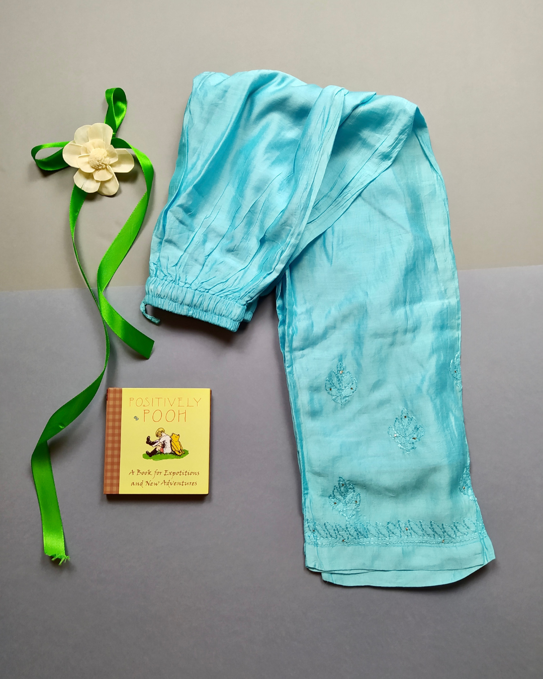 Little Cinderella Ethnic dress for girls/ sky blue