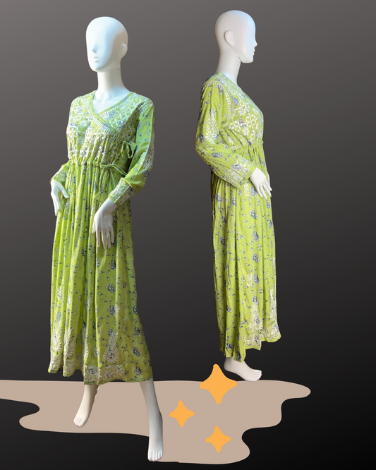 Masnavi Freya Longline frock dress