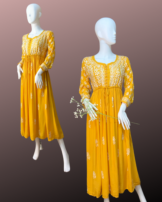 Masnavi Freya Longline frock dress