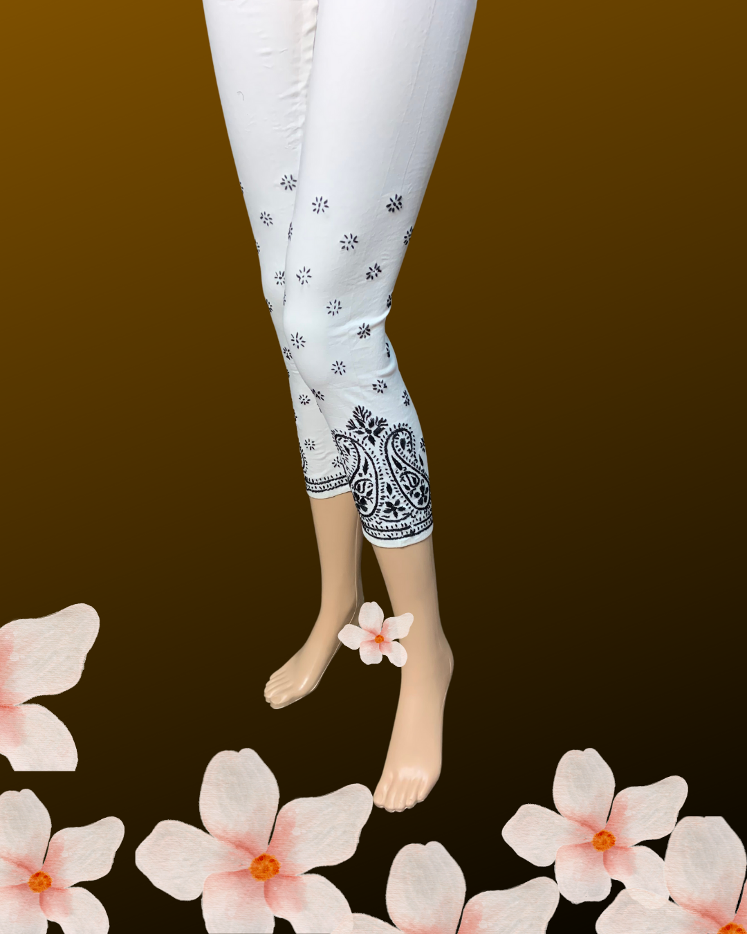 Churidar Cotton Pant/white2