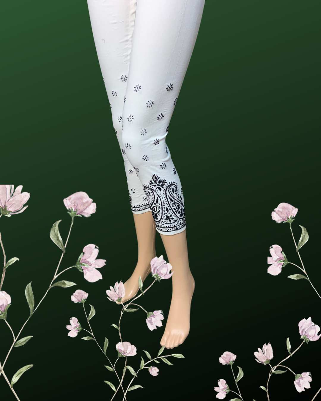 Churidar Cotton Pant/white2