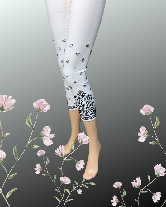Churidar Cotton Pant/white2