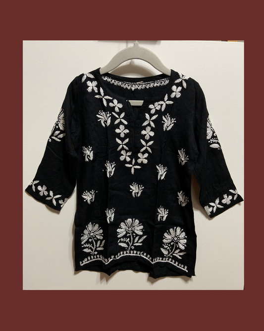 Masnavi baby girl chikakari dress