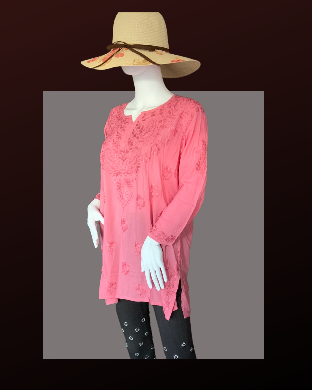 Rosa maslin short top/ Peach
