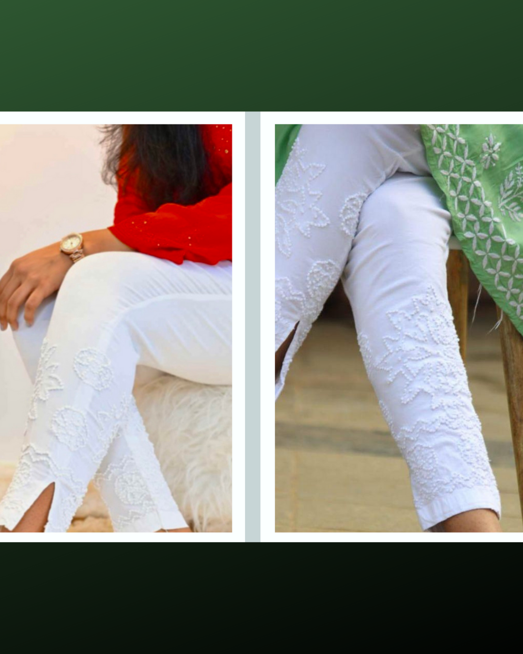 Hebe Stretch Pant White