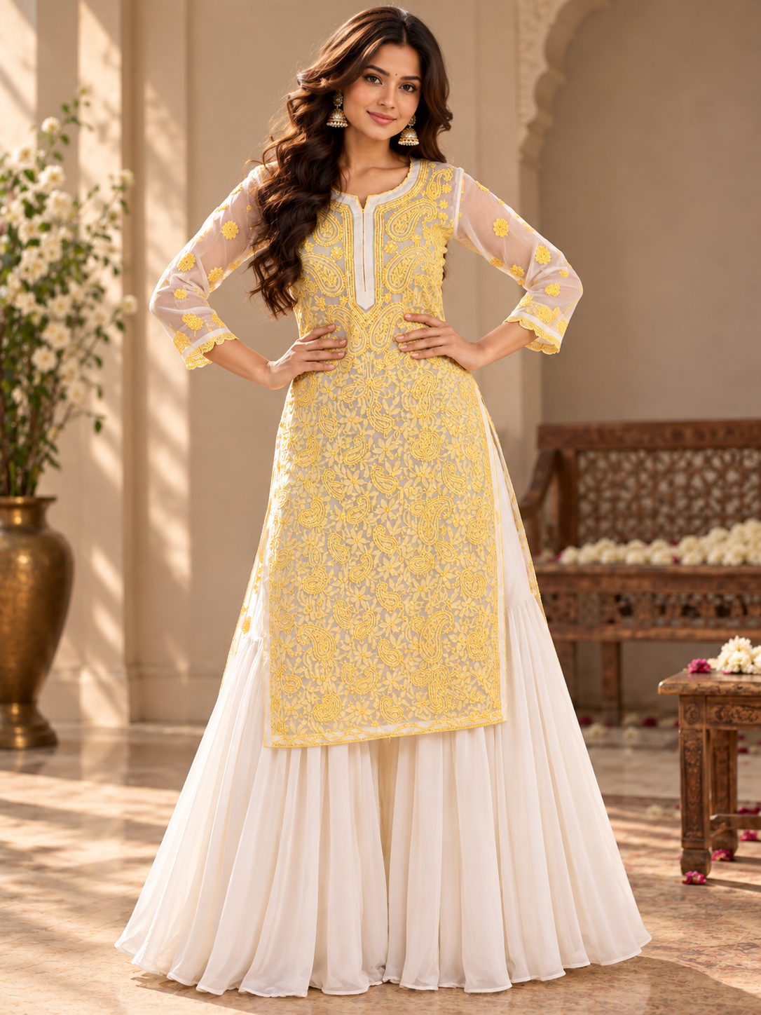 Forever reshmi georgette long kurti
