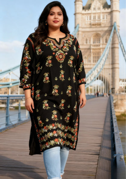 Masnavi clementine plus size modal set