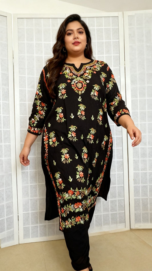Masnavi clementine plus size modal set
