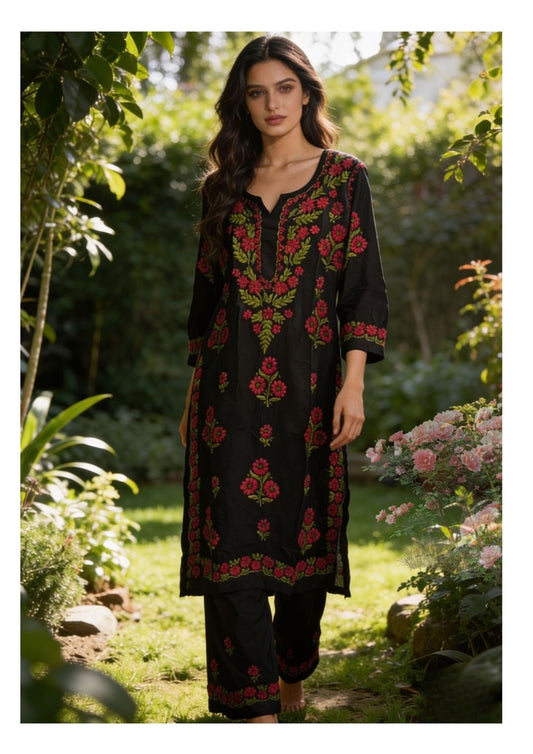 Masnavi fuchsia modal set