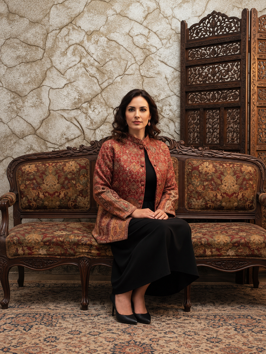 Miraj kashmiri pashmina short Jacket
