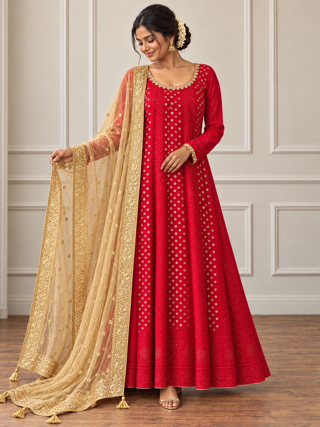 Shokh Andaz chikankari anarkali set