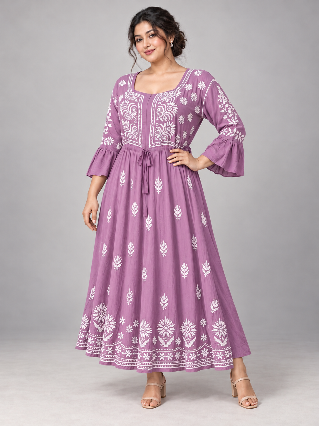 Freya Longline frock dress/Lilac
