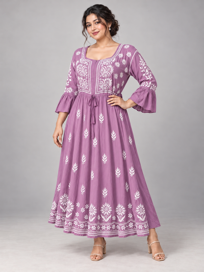 Freya Longline frock dress/Lilac