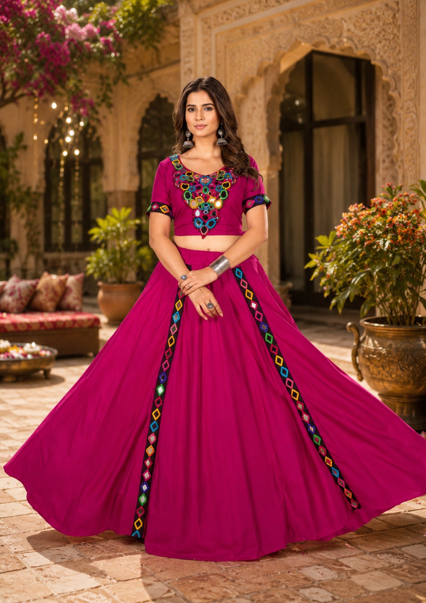 garba_dress_rani_pink