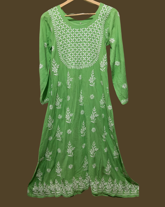 Manavi pastels dress-sage green