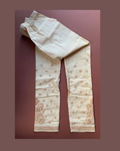Churidar Cotton Pant/Beige