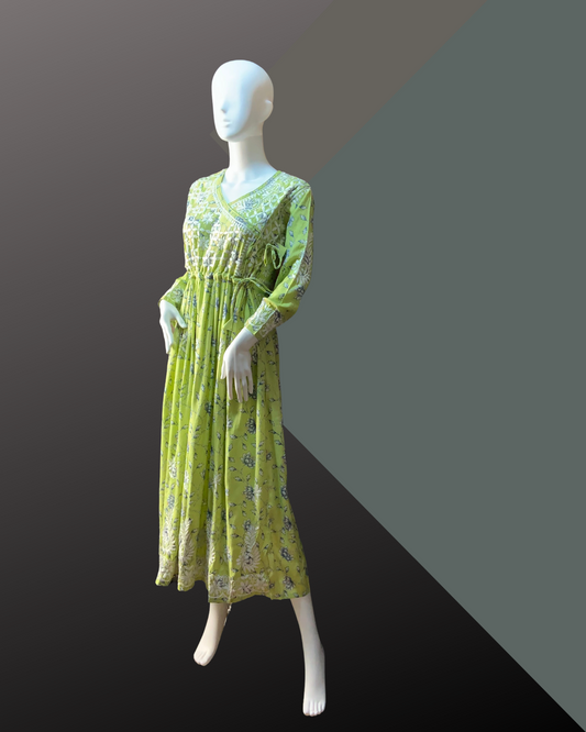 Masnavi Freya Longline frock dress